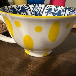 World Market two patterned mug